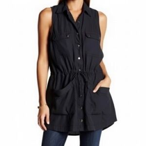 FREE PEOPLE SLEEVELESS TUNIC VEST